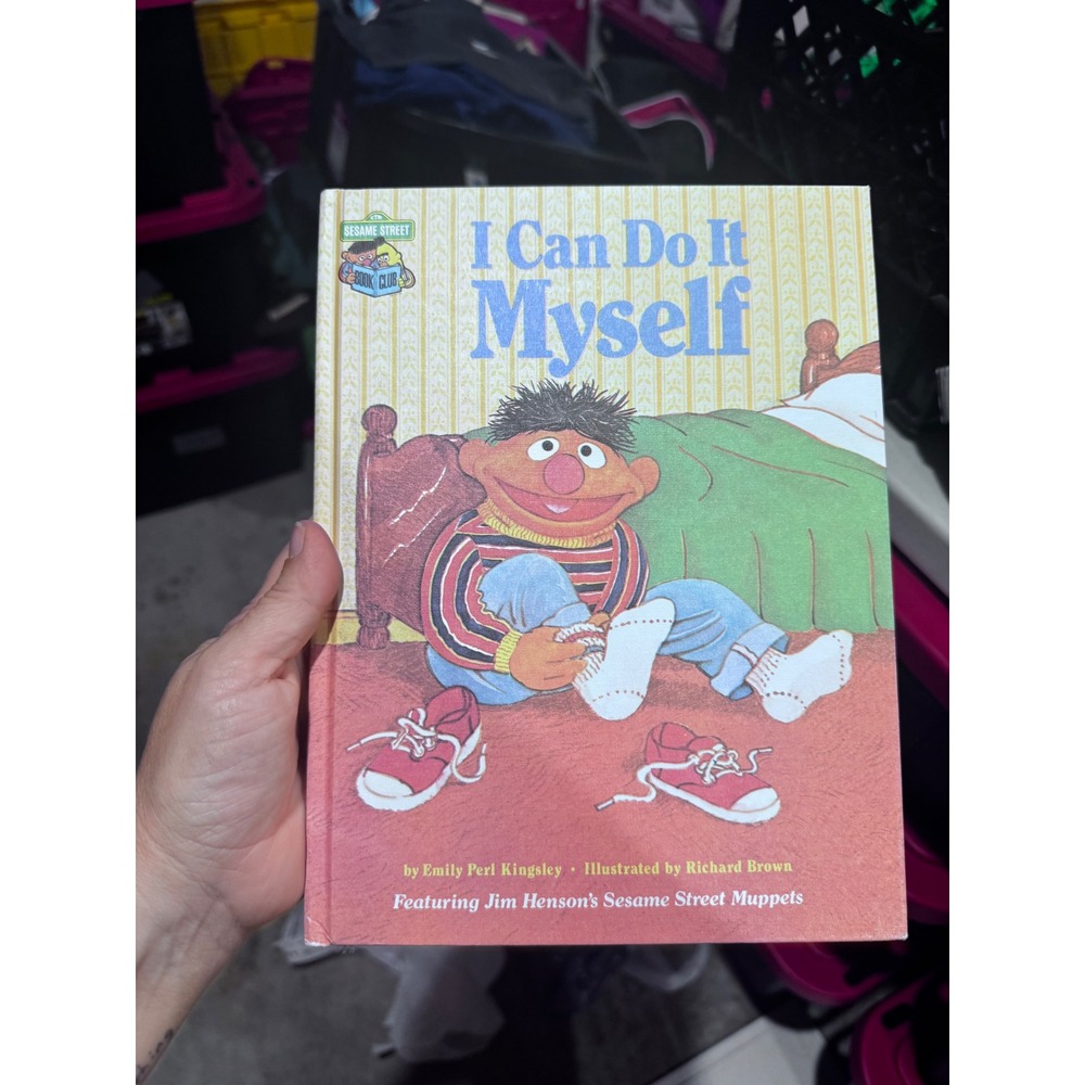 Sesame Street I Can Do It Myself Book Emily Perl Kingsley Ernie Hardcover